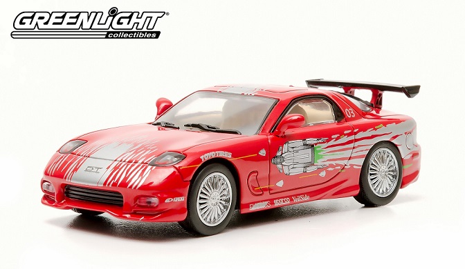 Greenlight 1/43 Mazda RX7 F&F 1993 Red